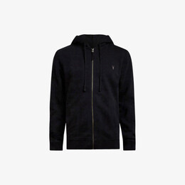 Allsaints: Толстовка  Raven с капюшоном