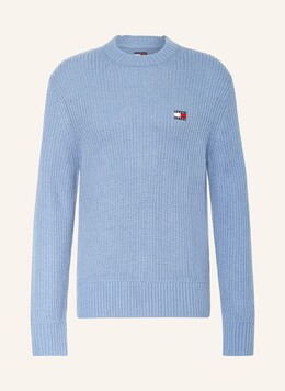 Tommy Hilfiger: Синий свитер  Tommy Jeans