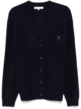 Maison Kitsuné: Синий кардиган 