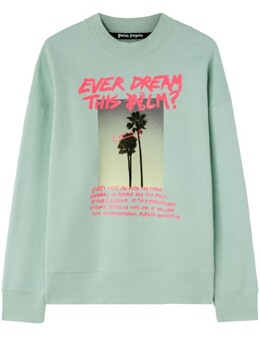 Palm Angels: Зелёная толстовка 