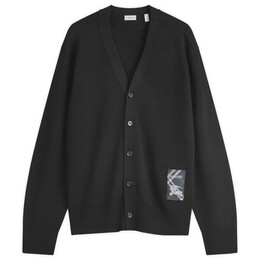 Burberry: Чёрный кардиган 