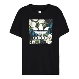 Adidas: Футболка  Originals с цветочным принтом