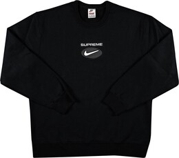 Supreme: Чёрная толстовка  Nike