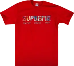 Supreme: Футболка со стразами 