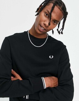 Fred Perry: Чёрный свитшот 