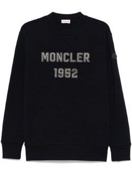 Moncler: Синяя толстовка 