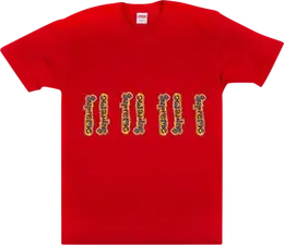 Supreme: Красная футболка  Gonz