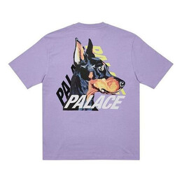 Palace: Фиолетовая футболка 