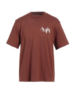 Amiri: Коричневая футболка 