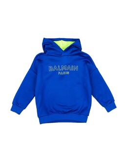 Balmain: Синяя толстовка 