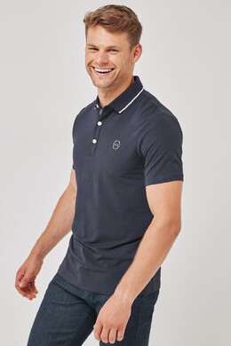 Armani Exchange: Синяя рубашка 