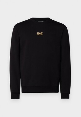 EA7 Emporio Armani: Чёрная толстовка 