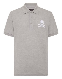 Philipp Plein: Серая рубашка  Skull