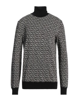 Balmain: Чёрный свитер 