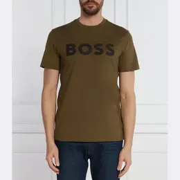 BOSS: Обтягивающая футболка 