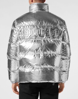 Philipp Plein: Кожаная куртка  Gothic Plein