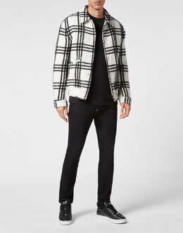 Philipp Plein: Куртка  Gothic Plein из шерсти