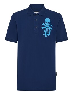 Philipp Plein: Синяя рубашка  Skull