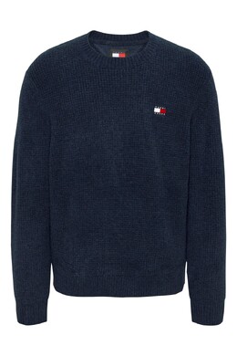 Tommy Jeans: Синий свитер 