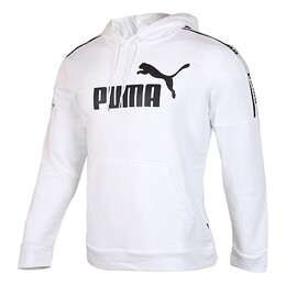 PUMA: Белая толстовка  Amplified