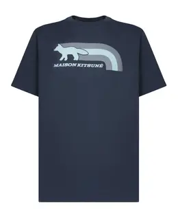 Maison Kitsuné: Хлопковая футболка 