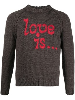 Dsquared2: Коричневый свитер  Love Is