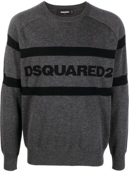 Dsquared2: Серый свитер 