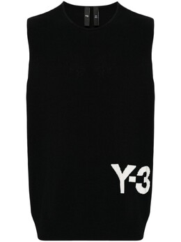 Y-3: Чёрный жилет 