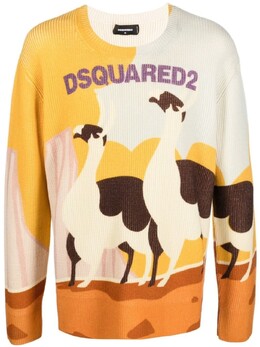 Dsquared2: Жёлтый свитер 