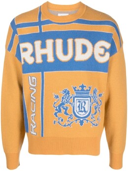 Rhude: Жаккардовый свитер 