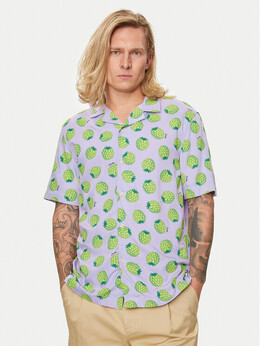 United Colors Of Benetton: Фиолетовая рубашка 