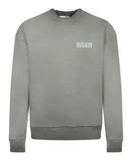 MSGM: Серая толстовка 