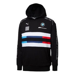 PUMA: Чёрная толстовка  BMW Motorsport
