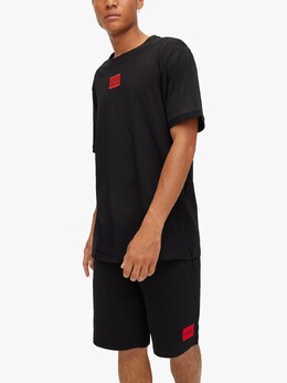 Hugo Boss: Чёрная футболка 