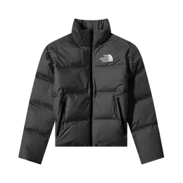 The North Face: Чёрная куртка  Nuptse
