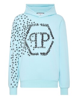 Philipp Plein: Толстовка  Skull с капюшоном