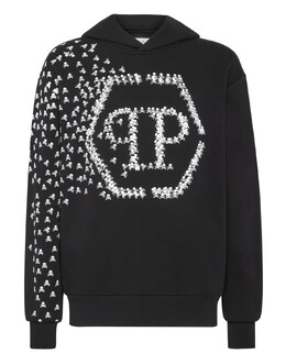 Philipp Plein: Толстовка  Skull с капюшоном