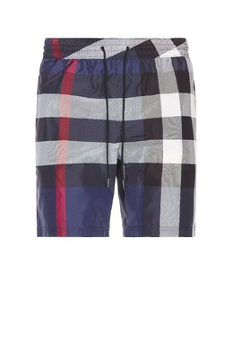 Burberry: Голубые шорты 