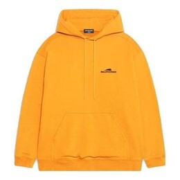 Balenciaga: Оранжевая толстовка 