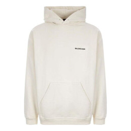 Balenciaga: Белая толстовка 