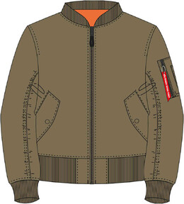 Alpha Industries: Тёмная куртка 