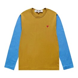 Comme Des Garçons Play: Двухцветная футболка 