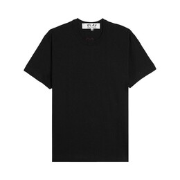Comme Des Garçons Play: Чёрная футболка  Heart