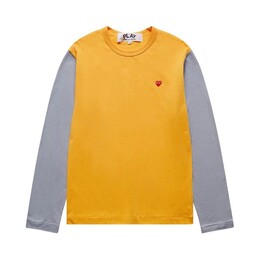 Comme Des Garçons Play: Двухцветная футболка 