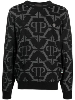 Philipp Plein: Чёрный свитер 