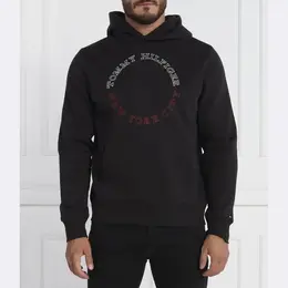 Tommy Hilfiger: Чёрная толстовка 