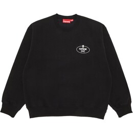 Supreme: Чёрная толстовка  Crest