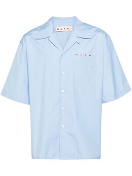 Marni: Синяя рубашка 