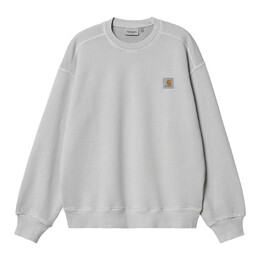 Carhartt WIP: Серебристый свитшот  Nelson