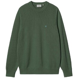Carhartt WIP: Зелёный свитер 